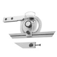 thumbnail image 1 of 360 Degree Steel Universal Bevel Protractor, High Accuracy Angle Measuring Ruler for Internal and External Angle Measurement in Machining, with Magnifying Glass, Carbon Steel, 1 of 7