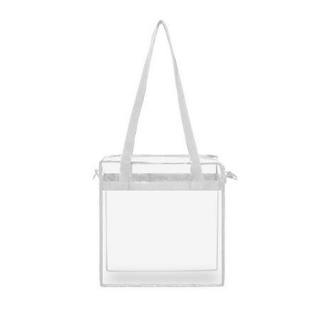Clear bags Stadium Approved Clear Tote Bag with Zipper Closure Crossbody  Messenger Shoulder Bag with Adjustable Strap 
