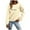 H3Beige, variant on lnmuld Cute Hoodies Women'S Heavyweight Distressed Sweatshirt Long Sleeve Crewneck Pullover Washed Loose Fit Casual Tops for Fall Winter Size:2XL