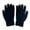 Black, variant on qolati Winter Gloves for Men Women Touchscreen Gloves for Cold Weather Fashion Knit Mittens Warm Elastic Knit Texting Gloves with Thickened Wrist Cuffs