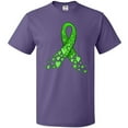 thumbnail image 3 of Inktastic Mental Health Awareness Ribbon with Green Hearts T-Shirt, 3 of 5