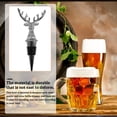 thumbnail image 3 of Red Wine Bottle Stopper Bar Tools Champagne Corks Trolleys Deer Head Durable For Kitchen Practical Replacement, 3 of 12