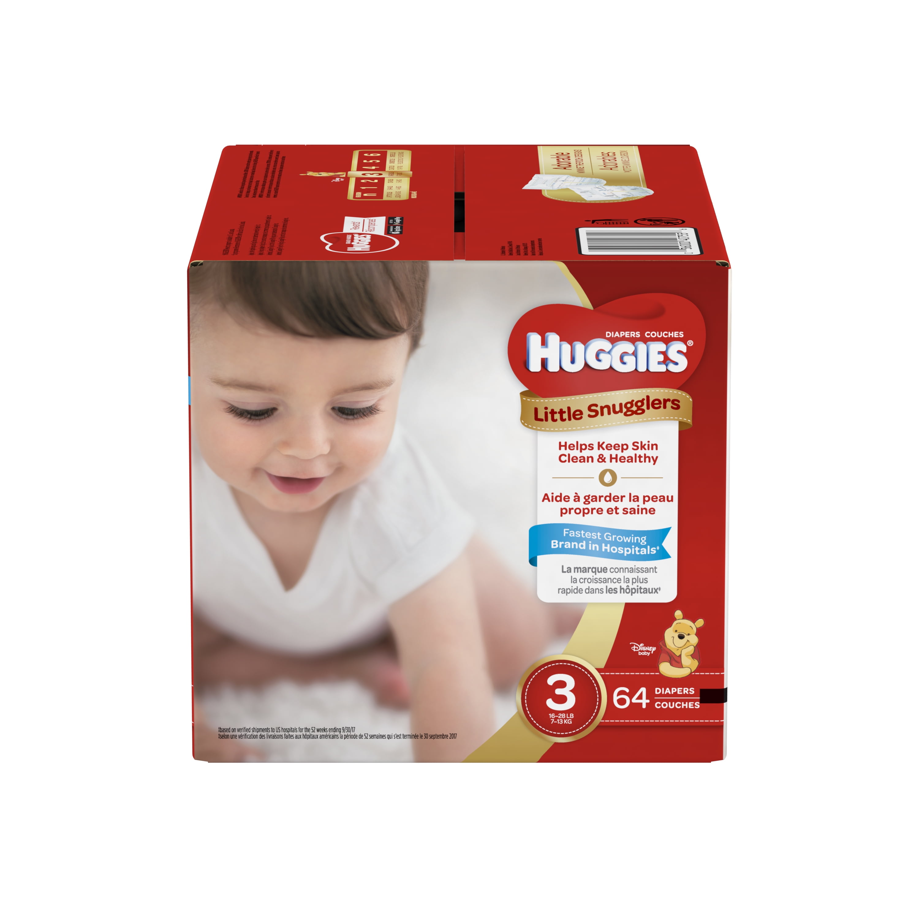 walmart huggies little snugglers size 3