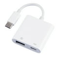 thumbnail image 1 of Adaptador de tarjeta de memoria tipo C a lector de tarjetas OTG USB 3.0 para conectar teclado, ratón y unidad flash USB., 1 of 12