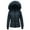 🔥 Navy, variant on Sentmoon Women's Jackets Women Winter Coats Cute Christmas Gifts Women's Winter Jacket with Hood Waist and To Overcome Outer Long Sleeve Coats Fall and Winter for Lightweight Warmth and Layering