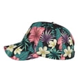 thumbnail image 5 of Balery Baseball Cap Adjustable Size for Running Workouts and Outdoor Activities All Seasons Dad Hat(Green Tropical Leaves), 5 of 8