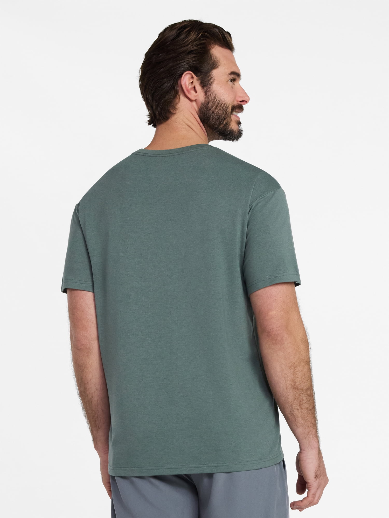 Athletic Works Men's and Big & Tall Tri Blend Tee with Short Sleeves, Sizes XS-4XLT