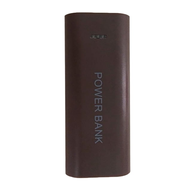 Venta superior 5V 5600mAh 2X 18650 Banco de energía USB Cargador de batería Caja Caja de bricolaje para teléfono Carga electrónica No incluye baterías Tan Jianjun unisex