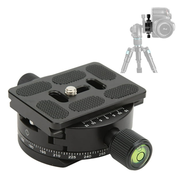 Camera Quick Release Plate 360 Degree Panorama Rotation For Camera Tripod Head