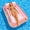 Pink, variant on Inflatable Tanning Pool Lounger Float, 69.29" x 44.88" Pool Floats Adult with Pillow, Sunbathing Bed Lounge for Water Blow Up Ball Pit Party Gifts Adults Summer Beach Swimming Pool,Purple