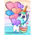 thumbnail image 1 of 5D DIY Diamond Painting flowers animals unicorn tiger lion rabbit Full Square&Round mosaic embroidery Cross stitch home decorRound Drill 40X50 Gao Jinjia LED, 1 of 2