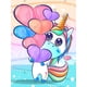 thumbnail image 1 of 5D DIY Diamond Painting flowers animals unicorn tiger lion rabbit Full Square&Round mosaic embroidery Cross stitch home decorRound Drill 15x20 Gao Jinjia LED, 1 of 2