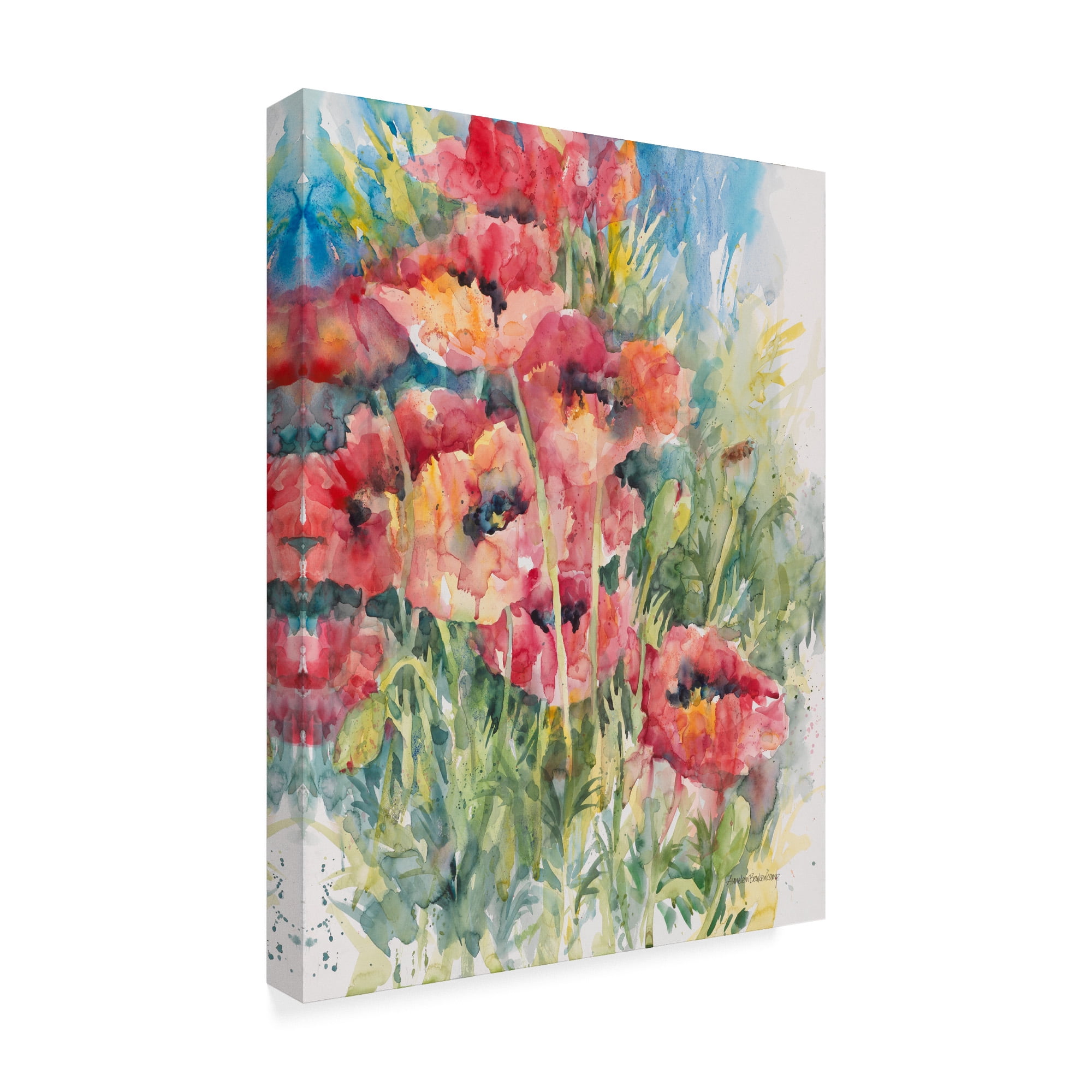 Trademark Fine Art 'Blooming Blaze' Canvas Art by Annelein Beukenkamp