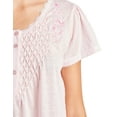 thumbnail image 5 of Casual Nights Women's Flowery Short Sleeve Nightgown, 5 of 5