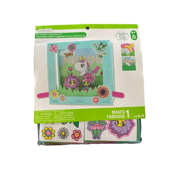 Creatolofy 3D Puppet Theater Kit Ages 6 