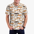 thumbnail image 1 of Balery Shiba Inu Dog Camisa Polo de Hombre con Estampado, de Manga Corta y Tejido Medio, Camisa Tipo Golf Polo-3X-Large, 1 of 6