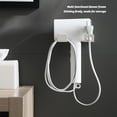 thumbnail image 4 of Holder Simple Installation Storage Stand Convenient Bathroom Storing Saving Space Simple Shelf Home Organizer Washroom Dressing Room White, 4 of 9