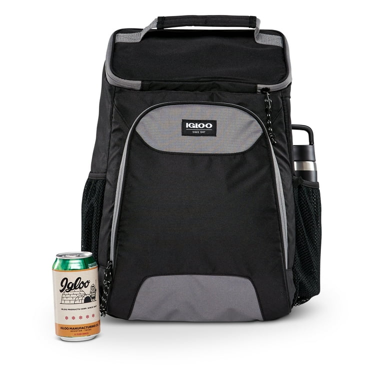 Igloo Laguna Top Grip 24 Can Backpack Cooler with 24-oz Stainless Steel  Bottle 