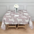 thumbnail image 3 of Vintage Bull Terrier Square Tablecloth,Waterproof Square Table Cover,Wipeable Spillproof Washable Table Cover for Home Kitchen Party Decor 42"X42"(107x107cm), 3 of 6