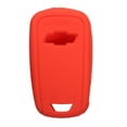 thumbnail image 2 of Silicone 4 Button Flip Remote Key Case Fob Protect Cover Shell Holder For Chevrolet GM Colored All Color Red  Orange Black Key Case for Chevrolet White Green Blue Brown Yellow Grey Pink, 2 of 3