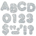 thumbnail image 2 of Trend, TEPT1613, 4" Sparkle Uppercase Ready Letters Set, 1 / Pack, Silver, 2 of 3