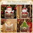 thumbnail image 2 of A Few Bucks for Christmas – Cash Gift Holder Ornament,Crystal-Clear Hanging Cash Holder for Christmas Tree,Clear Luminous Ornament with Built-In Bar for Rolled Bills,Festive Cash Surprise Display, 2 of 8