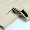 thumbnail image 4 of QUNYINEY Waterproof Jacket for Women Windbreaker Hooded Beige Outerwear Loose Fit Hiking Long Sleeve with Pockets Women's Coats, 4 of 8