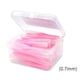 thumbnail image 3 of Qarigey Cepillo interdental de 40 Uds., hilo flexible, cepillos de de empuje, herramienta de higiene bucal para interiores y exteriores, cuidado de los oídos Rosa 0.7 mm Qarigey  JJ24500-03B, 3 of 6