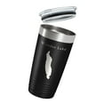 thumbnail image 3 of Wonder Lake Map Tumbler Travel Mug Insulated Laser Engraved Coffee Cup Alaska 20 oz Black, 3 of 5