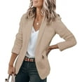 thumbnail image 6 of Womens Casual Blazers Open Front Long Sleeve Work Office Jackets Blazer, 6 of 10