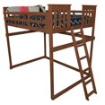 A & L Furniture VersaLoft Mission Full Loft Bed with End Ladder and