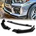 thumbnail image 4 of EPARTS 3 Pieces Style Unpainted Matt Black ABS Front Bumper Lip Spoiler Side Body Kit Trim Protection Compatible with 2014-2017 Infiniti Q50, 4 of 10