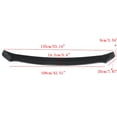 thumbnail image 2 of For 2016-2021 HondaCivic 5 Door FK4 FK7 HATCHBACK Glossy Black Rear Trunk Spoiler Wing, 2 of 9