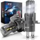 thumbnail image 2 of 2x High Power H4 LED Headlight 1:1 Mini Size Headlamp 20000LM 6500K Car Lamps Super Bright Plug and Play Car Headlight Bulbs, 2 of 5