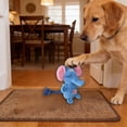 thumbnail image 4 of Sunset Pup Orange Elephant Plush Dog Toy Squeaky Crinkle Snuffle Toy Treat Dispensing Chew-Resistant Puppy Teething Tug of War Interactive Toy for Light Moderate Chewers, 4 of 7