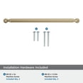 thumbnail image 4 of Amerock Cowrie 10-1/16 inch (256mm) Center-to-Center Golden Champagne Cabinet Pull, 4 of 6