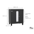 thumbnail image 2 of Closetmaid 1084300 Progarage 27" Wide X 33" Tall Locking 2 Door Steel Garage Cabinet -, 2 of 7