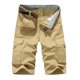 thumbnail image 1 of pstuiky Pantalones cortos casuales para hombre, Pantalones cortos casuales de moda para hombre con múltiples bolsillos, botones y cremallera. Pantalones cortos cargo, 1 of 8