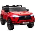 thumbnail image 1 of Qaba Licensed Lexus GX550 Electric Car, 12V Ride On Toy with 2-Seater Red, 1 of 10