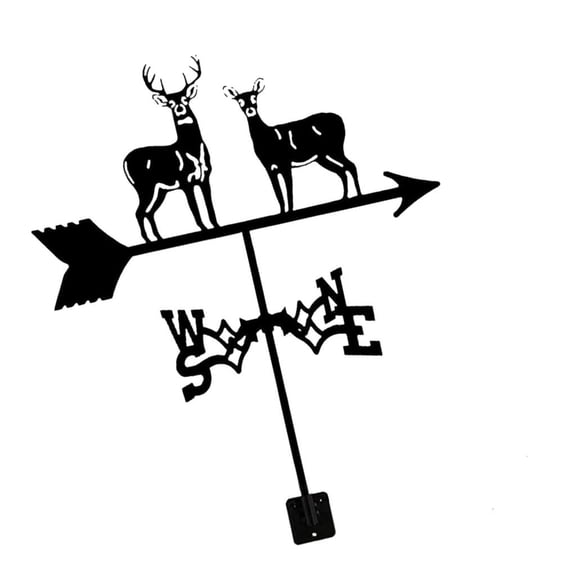 LICEWO Stainless Steel Rooster Weather Vane Collies Shed Yard Garden Barn Ornament
