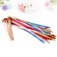 thumbnail image 4 of MasteelfCA 20pcs Colorful Ribbon Sticks Fairy Sticks Ribbon Streamers Wands with Tiny Bell Wedding Party Wands Party Supplies, 4 of 7