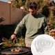 thumbnail image 2 of Generador de humo frío Estufa para fumar en frío redonda Barbacoa de acero inoxidable Fumador en frío para salmón ahumado, 2 of 8