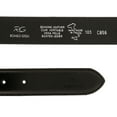 thumbnail image 2 of Romeo Gigli C856/35S NERO Black Leather Adjustable Mens Belt for mens, 2 of 5