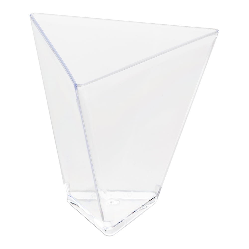 4 oz Oval Clear Plastic Deli Cup - with Spork in Lid - 4 1/2 x 2 3/4 x 2  3/4 - 100 count box
