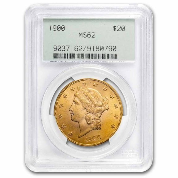 1900 $20 Liberty Gold Double Eagle MS-62 PCGS