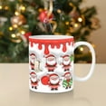 thumbnail image 5 of Fwttom Christmas Mugs - Ceramics Christmas Coffee Mugs with Adorable 3D Patterns, Exquisite Coffee Cups Xmas Holiday Gifts for Family Friends, 5 of 6