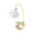 White, variant on Blue Tumbler Feather Cat Teaser Toy - Detachable With Carousel Mint, Built-In Bell, Ergonomic Grip, 38.5Cm Length, Feathers Silicone Steel Wire, Bright Feather