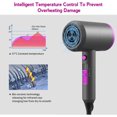thumbnail image 4 of Khlethos Professional Hair Dryer, Fast Drying Blow Dryer with Concentrator & Diffuser Attachments, 4 of 8