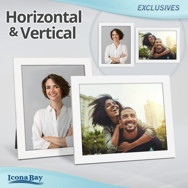 Icona Bay 8x10 White Picture Frames 6 Pack Exclusives Collection