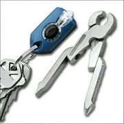 Swiss+Tech Micro-Pro 9-in-1 Key Chain Multi Tool & LED Flashlight Key Ring Set